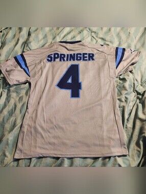 2025 Toronto Blue Jays MLB George Springer #4 Football Jersey SGA  Men's Size XL